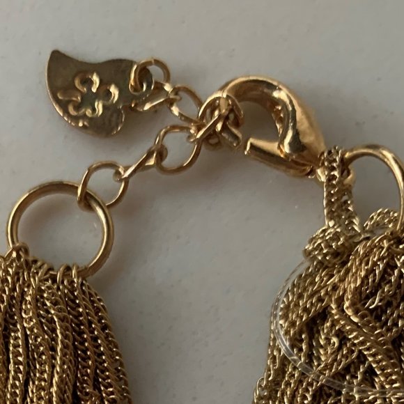 Bryn Walker gold multi strand bracelet - Picture 3 of 10